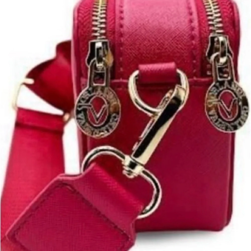 Valentino Orlandi Pink and Gold Studded Bag